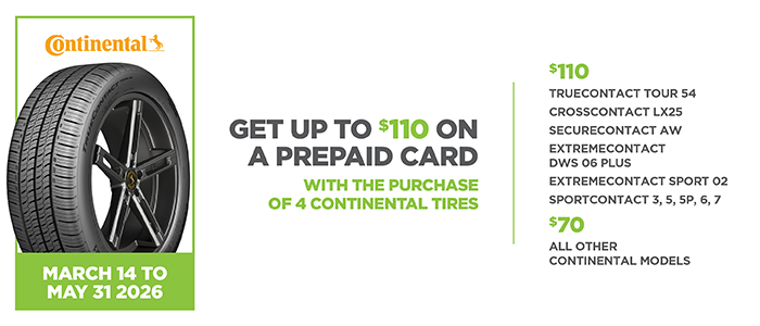 Continental rebate