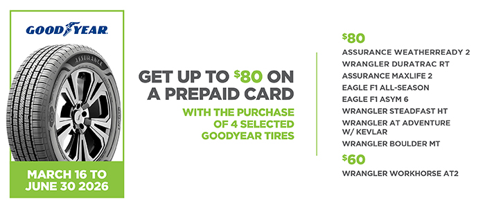 Goodyear rebate